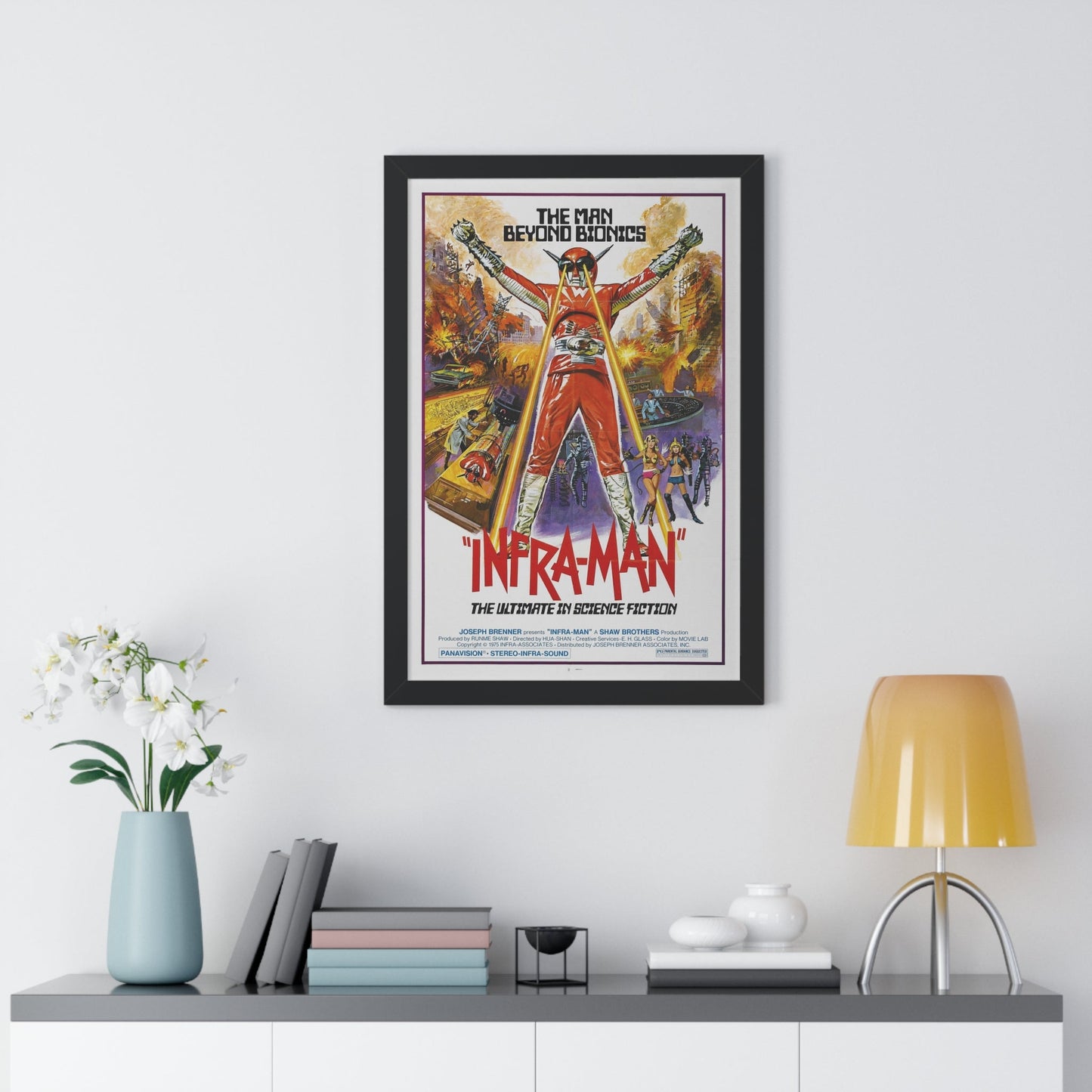 INFRA-MAN 1975 - Framed Movie Poster-The Sticker Space