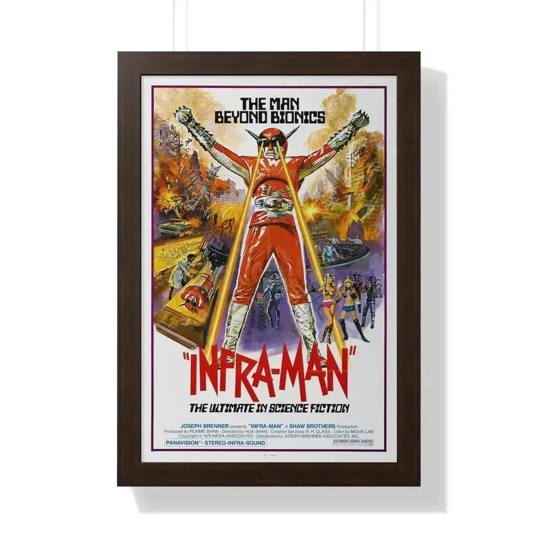 INFRA-MAN 1975 - Framed Movie Poster - The Sticker Space