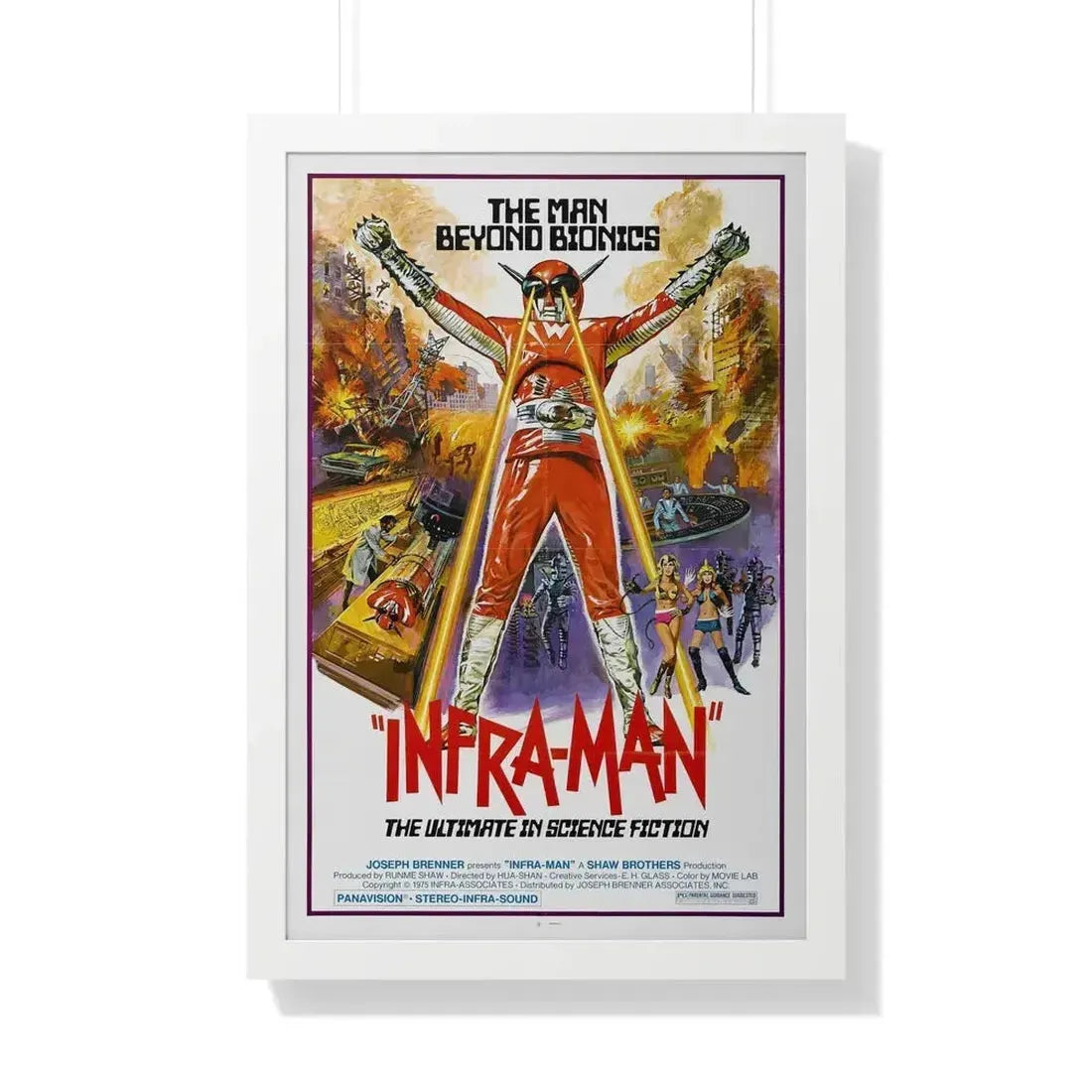 INFRA-MAN 1975 - Framed Movie Poster - The Sticker Space