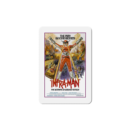 Infra Man 1975 Movie Poster Die-Cut Magnet-5 Inch-The Sticker Space