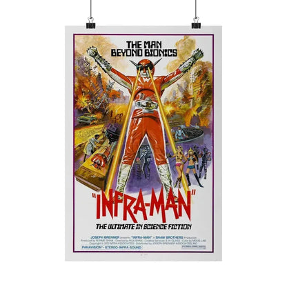 INFRA-MAN 1975 - Paper Movie Poster 12″ x 18″ Matte - The Sticker Space