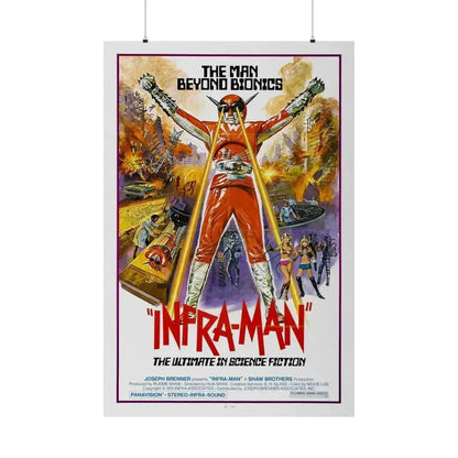 INFRA-MAN 1975 - Paper Movie Poster 36" x 54" Matte - The Sticker Space