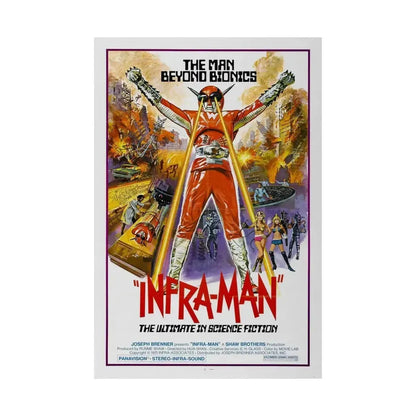INFRA-MAN 1975 - Paper Movie Poster - The Sticker Space