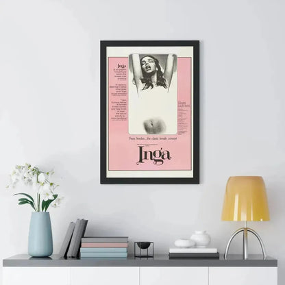 INGA 1968 - Framed Movie Poster - The Sticker Space