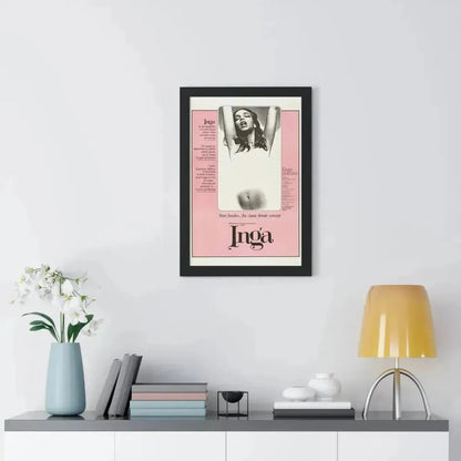 INGA 1968 - Framed Movie Poster - The Sticker Space