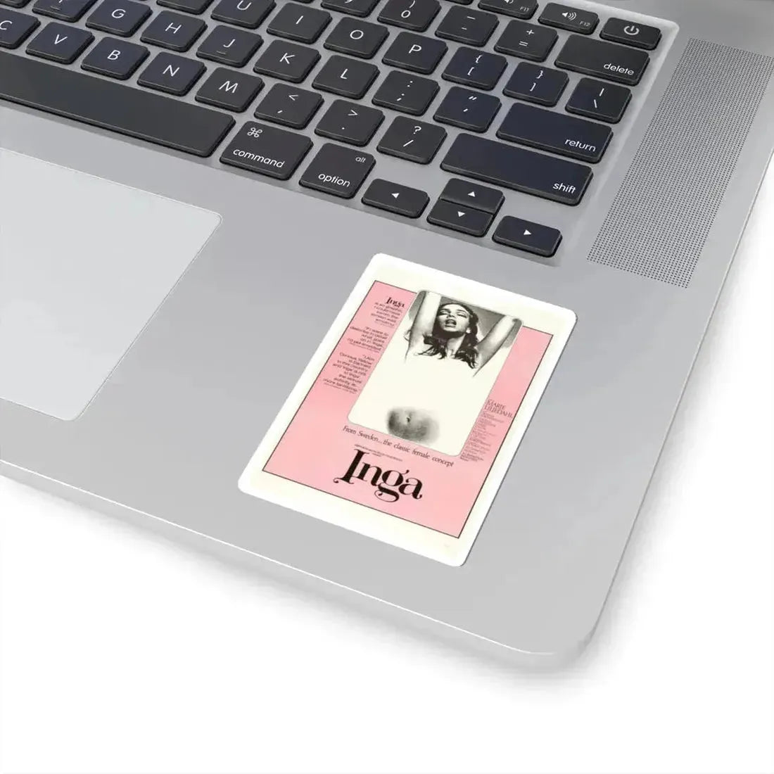 INGA 1968 Movie Poster - STICKER Vinyl Kiss-Cut Decal - The Sticker Space