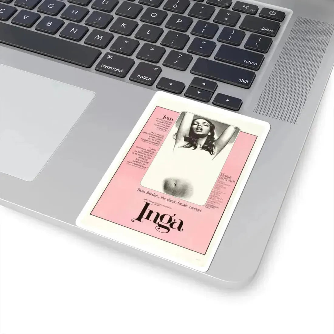 INGA 1968 Movie Poster - STICKER Vinyl Kiss-Cut Decal - The Sticker Space