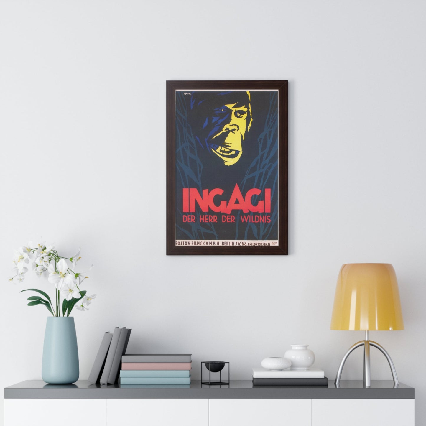 INGAGI 1930 - Framed Movie Poster-The Sticker Space