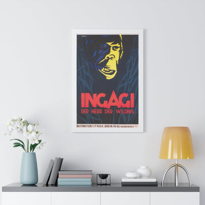 INGAGI 1930 - Framed Movie Poster-The Sticker Space