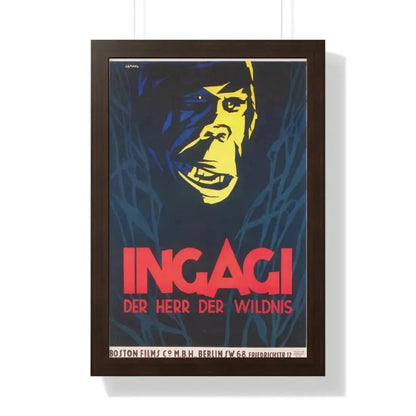 INGAGI 1930 - Framed Movie Poster - The Sticker Space