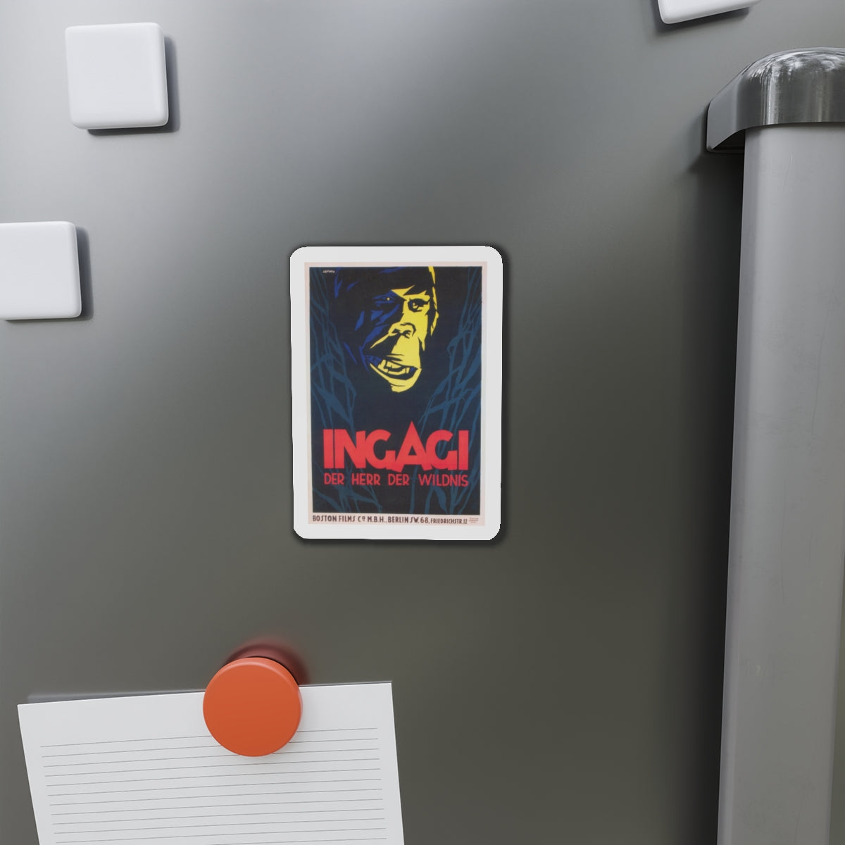 INGAGI 1930 Movie Poster - Refrigerator Magnet-The Sticker Space