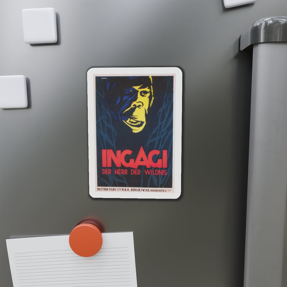 INGAGI 1930 Movie Poster - Refrigerator Magnet-The Sticker Space