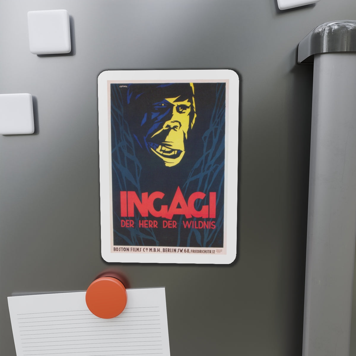 INGAGI 1930 Movie Poster - Refrigerator Magnet-The Sticker Space