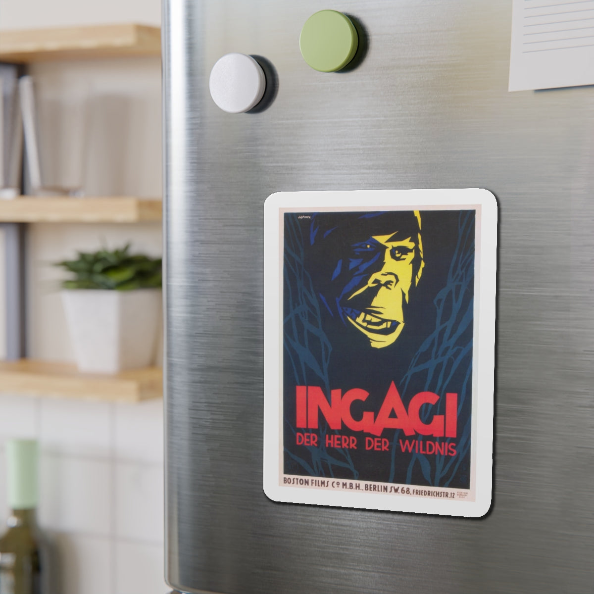 INGAGI 1930 Movie Poster - Refrigerator Magnet-The Sticker Space