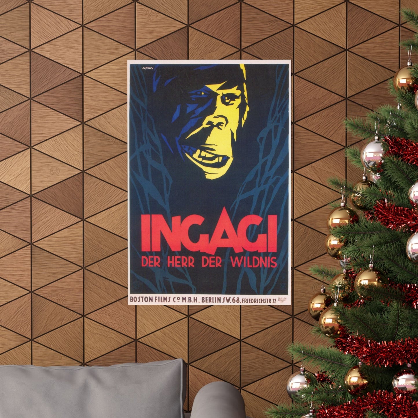 INGAGI 1930 - Paper Movie Poster-The Sticker Space