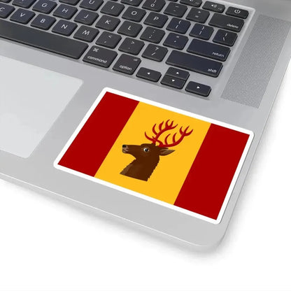 Ingelmunster vlag (Belgium) STICKER Vinyl Kiss-Cut Decal - The Sticker Space