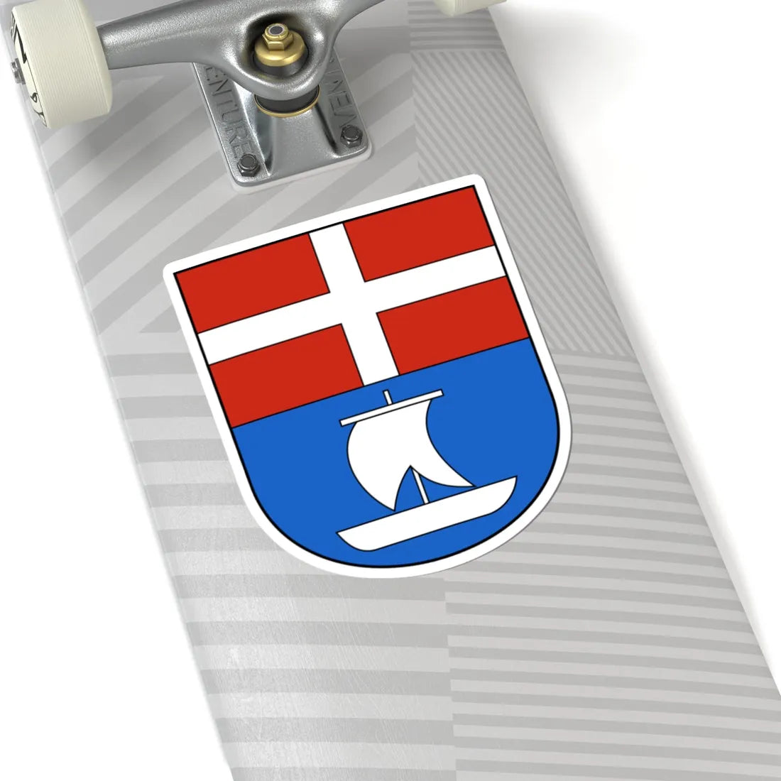 Ingenbohl-blazon (Switzerland) (Coat of Arms) STICKER Vinyl Kiss-Cut Decal - The Sticker Space