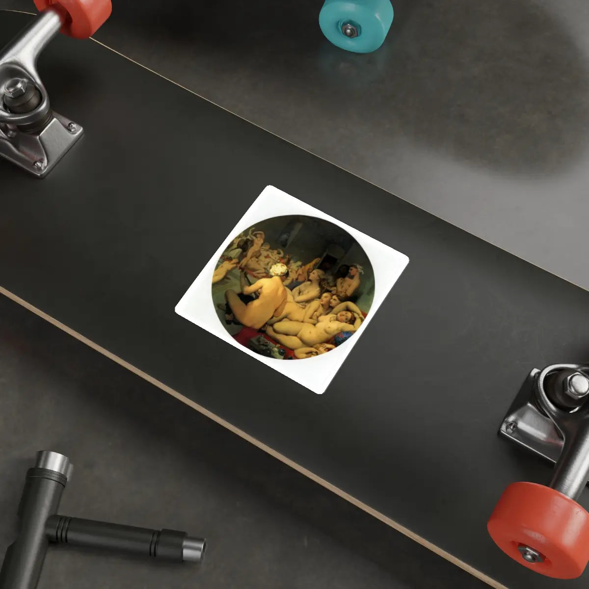 SKU:16803329689184705120 Sticker types:White Shape:Die-Cut Sizes:4" × 4"