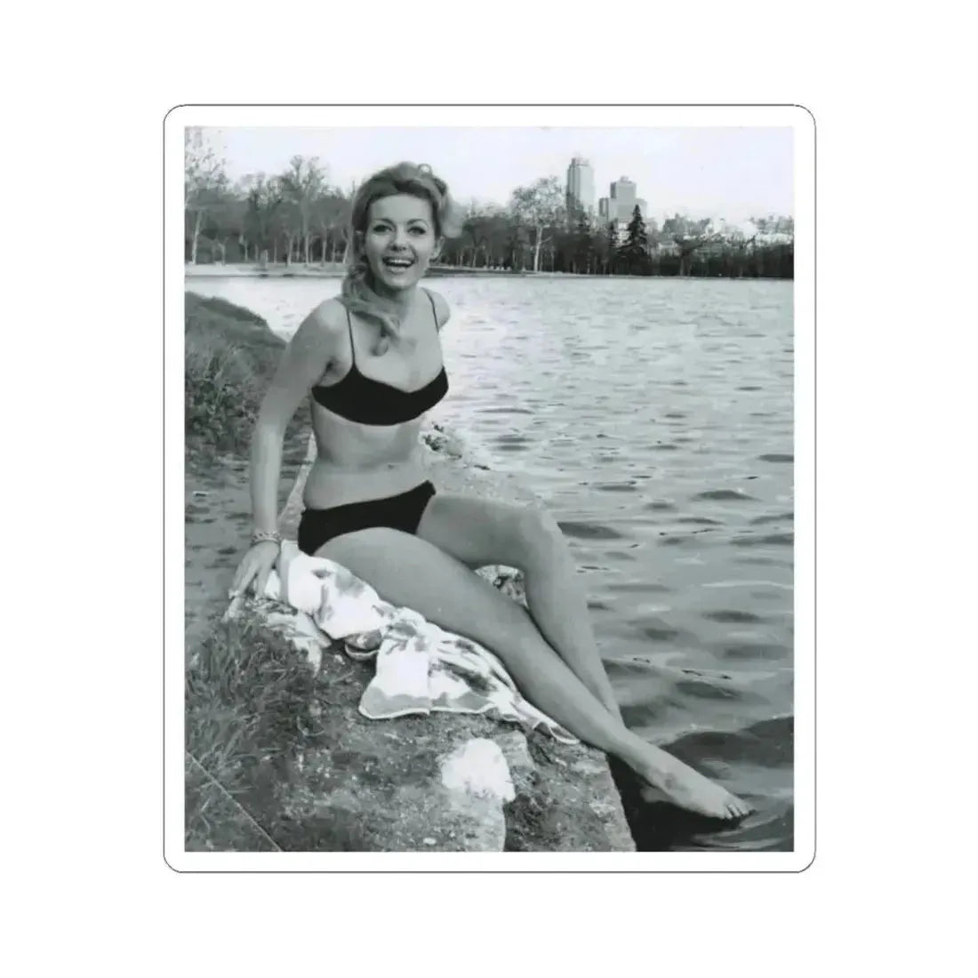 Ingrid Pitt #111 (Vintage Female Icon) STICKER Vinyl Kiss-Cut Decal 4 Inch White - The Sticker Space