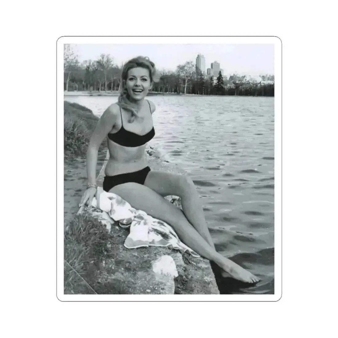 Ingrid Pitt #111 (Vintage Female Icon) STICKER Vinyl Kiss-Cut Decal 6 Inch White - The Sticker Space