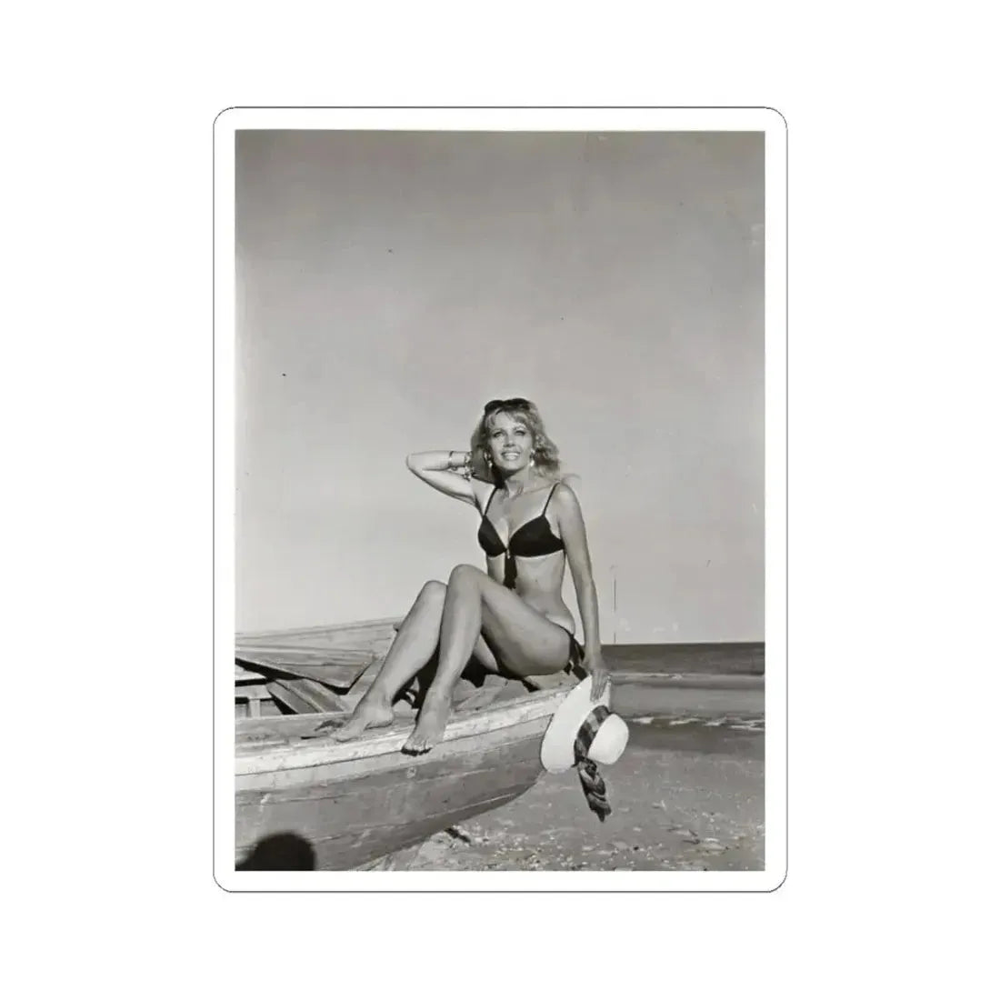 Ingrid Pitt #123 (Vintage Female Icon) STICKER Vinyl Kiss-Cut Decal 3 Inch White - The Sticker Space