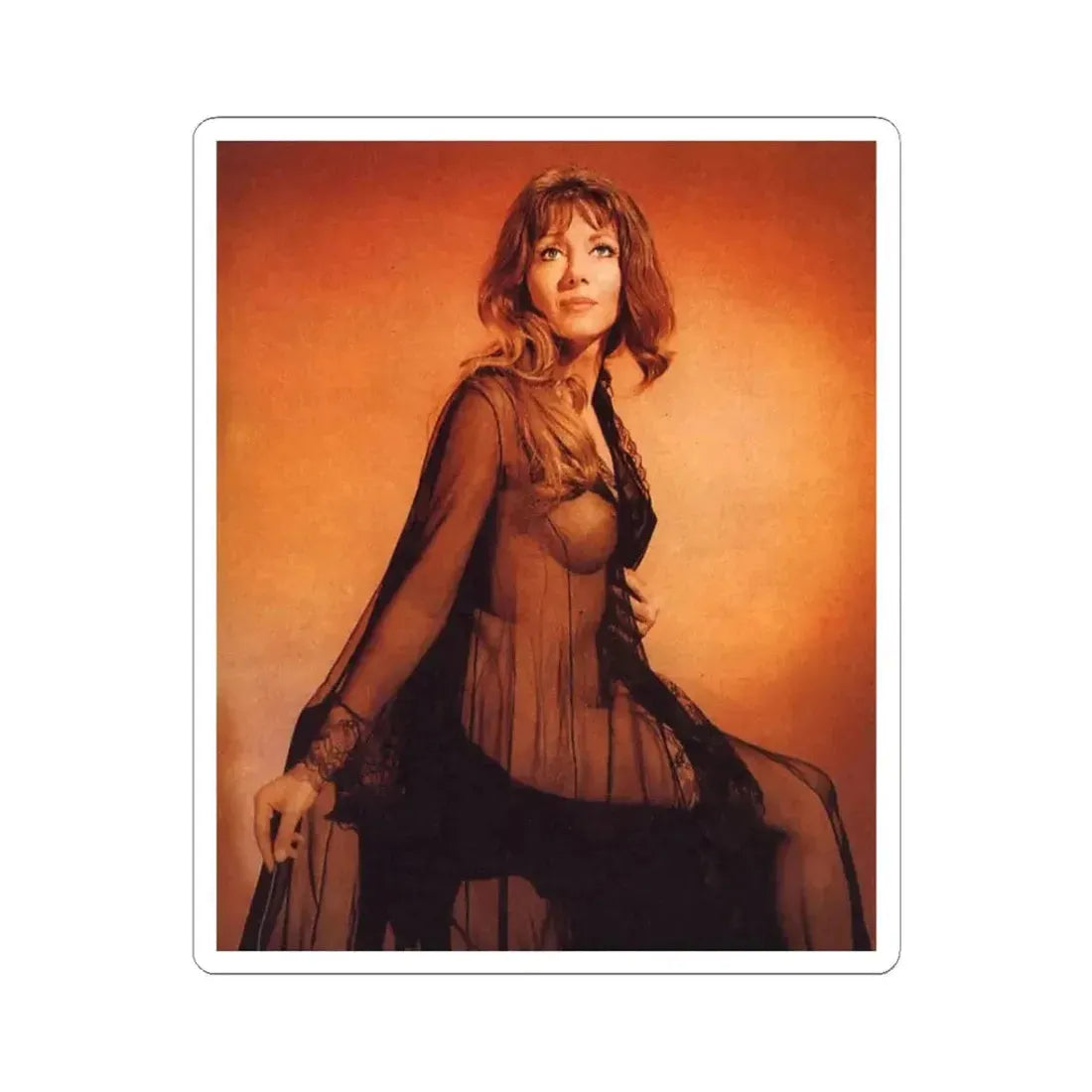 Ingrid Pitt #126 (Vintage Female Icon) STICKER Vinyl Kiss-Cut Decal 3 Inch White - The Sticker Space