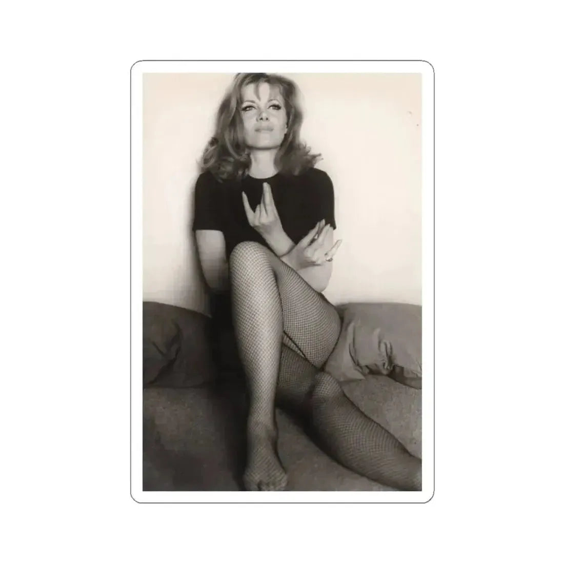 Ingrid Pitt #134 (Vintage Female Icon) STICKER Vinyl Kiss-Cut Decal 3 Inch White - The Sticker Space
