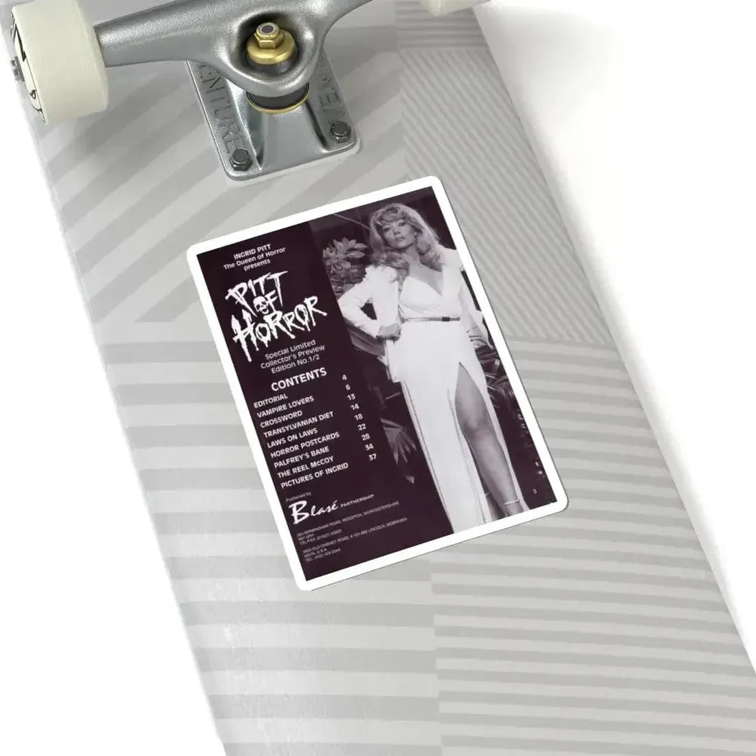 Ingrid Pitt #136 (Vintage Female Icon) STICKER Vinyl Kiss-Cut Decal - The Sticker Space