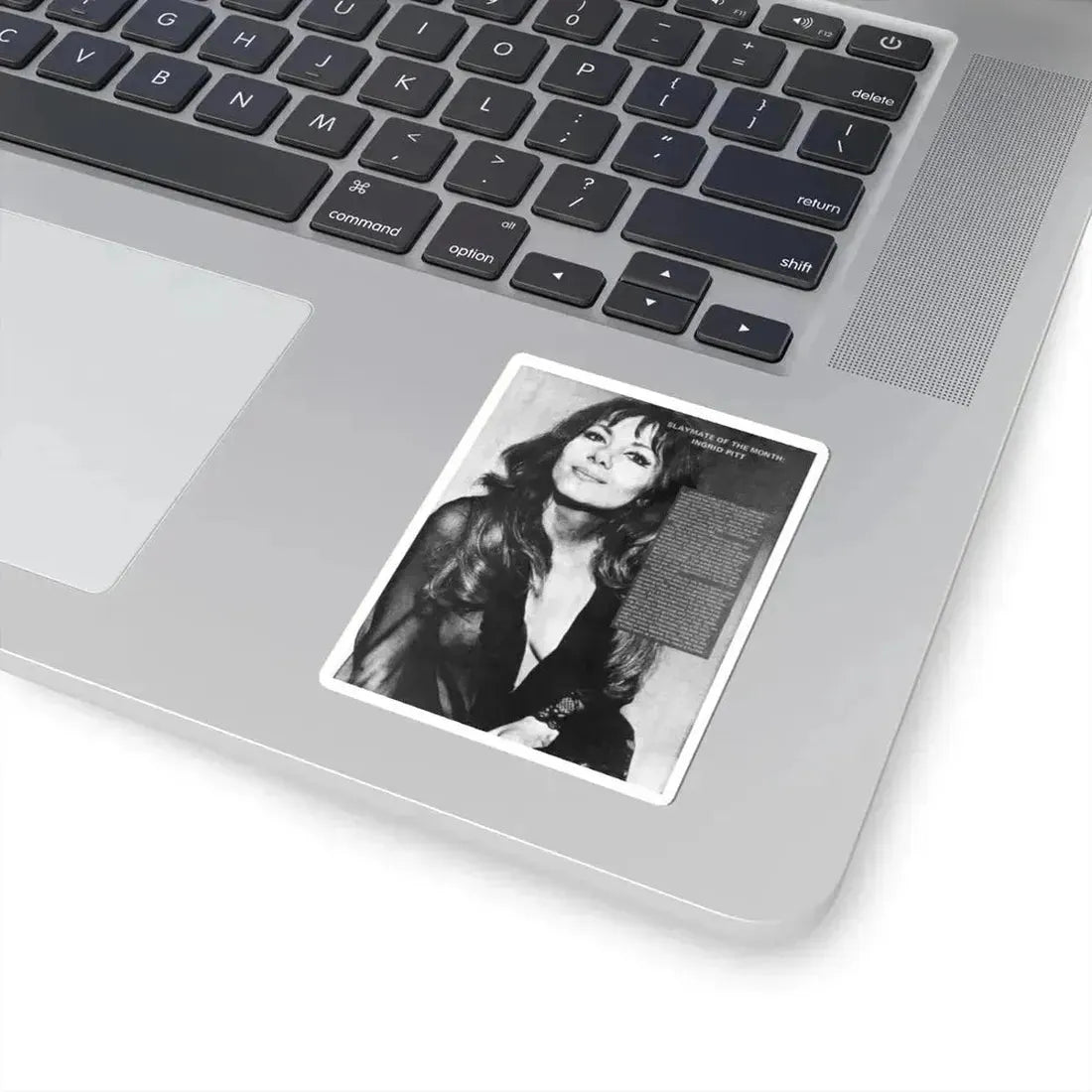 Ingrid Pitt #137 (Vintage Female Icon) STICKER Vinyl Kiss-Cut Decal - The Sticker Space