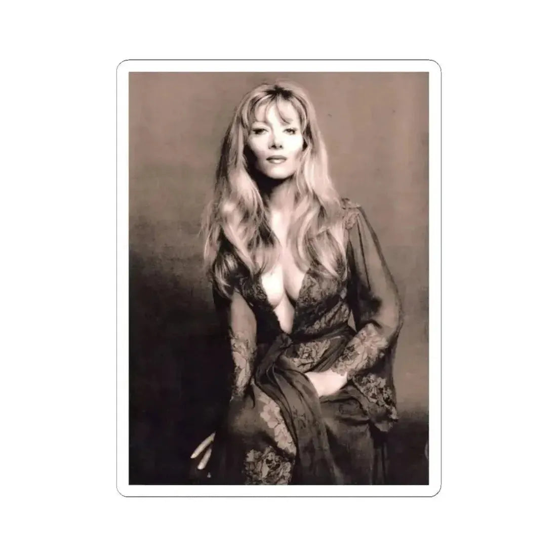 Ingrid Pitt #147 (Vintage Female Icon) STICKER Vinyl Kiss-Cut Decal 2 Inch White - The Sticker Space