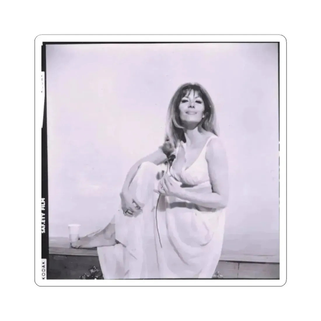 Ingrid Pitt #81 (Vintage Female Icon) STICKER Vinyl Kiss-Cut Decal 2 Inch White - The Sticker Space