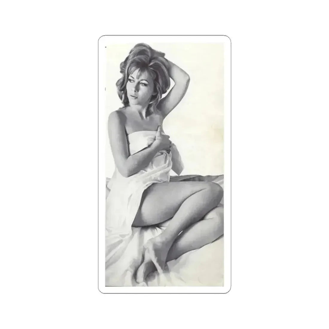 Ingrid Pitt #85 (Vintage Female Icon) STICKER Vinyl Kiss-Cut Decal 3 Inch White - The Sticker Space