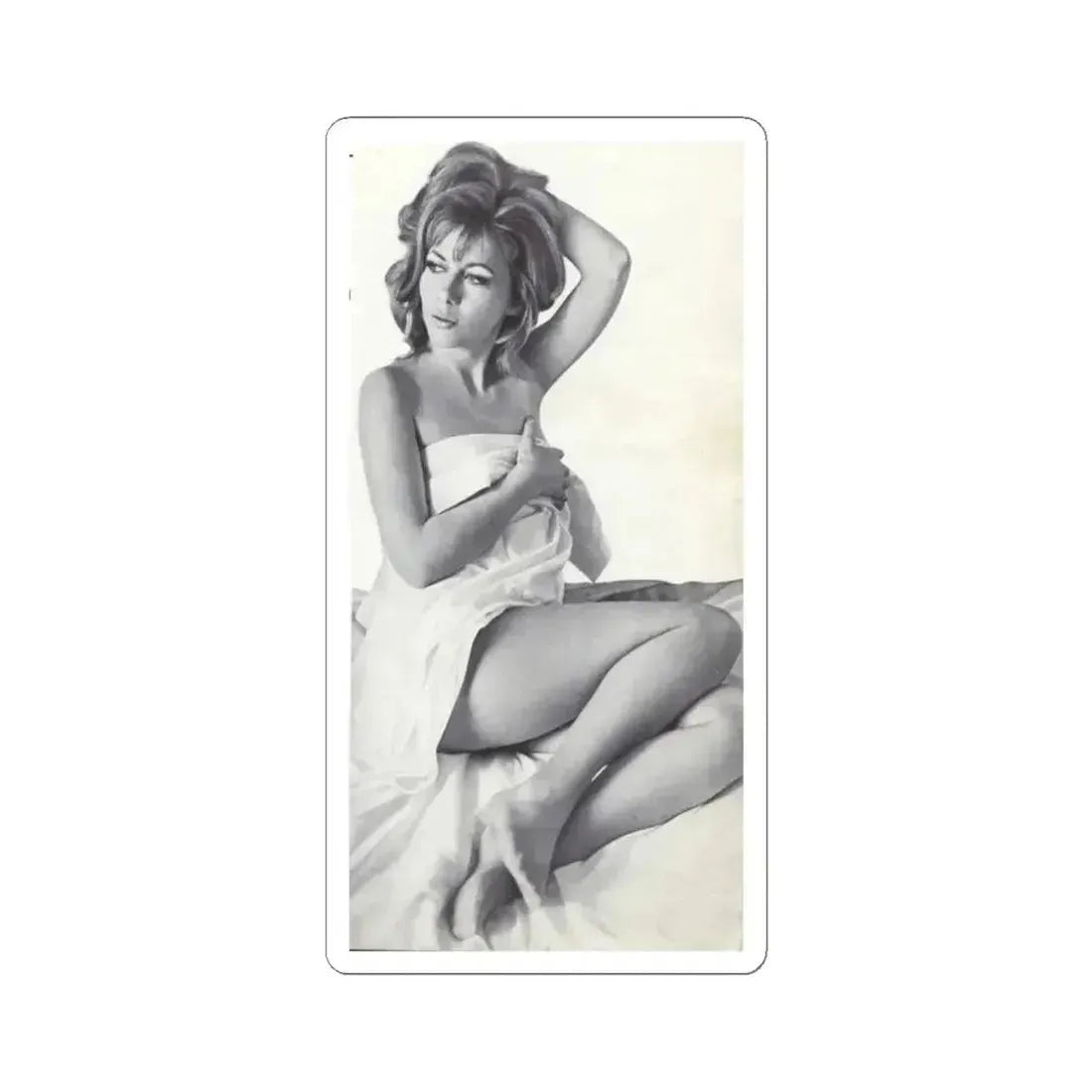 Ingrid Pitt #85 (Vintage Female Icon) STICKER Vinyl Kiss-Cut Decal 6 Inch White - The Sticker Space
