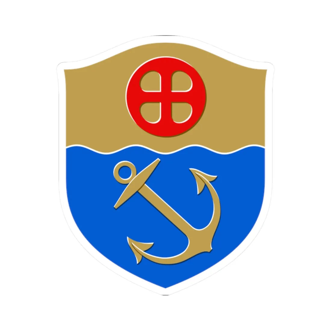 Inkoo.vaakuna (Finland) (Coat of Arms) STICKER Vinyl Kiss-Cut Decal - The Sticker Space