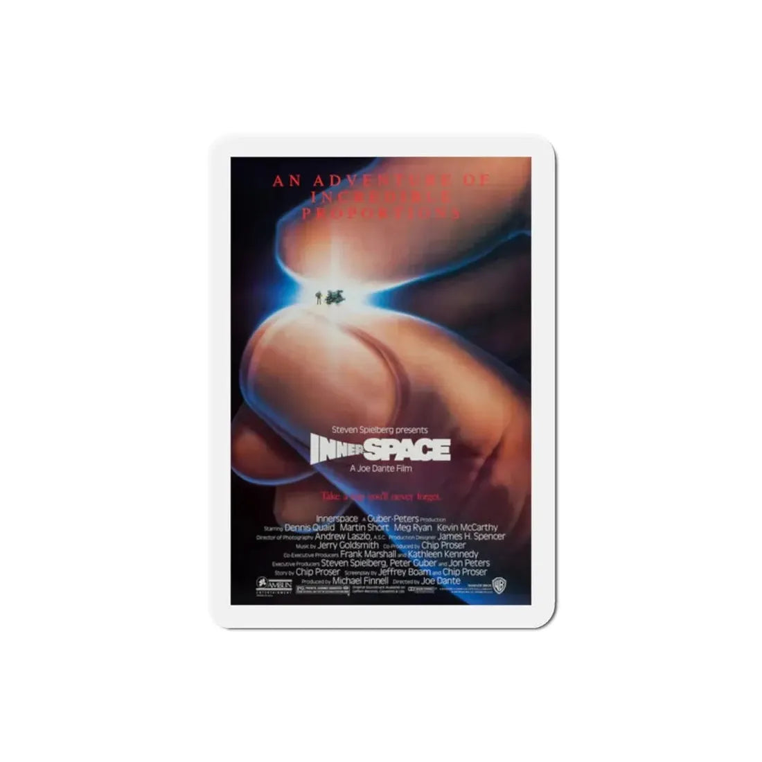 Innerspace 1987 Movie Poster Refrigerator Magnet - The Sticker Space