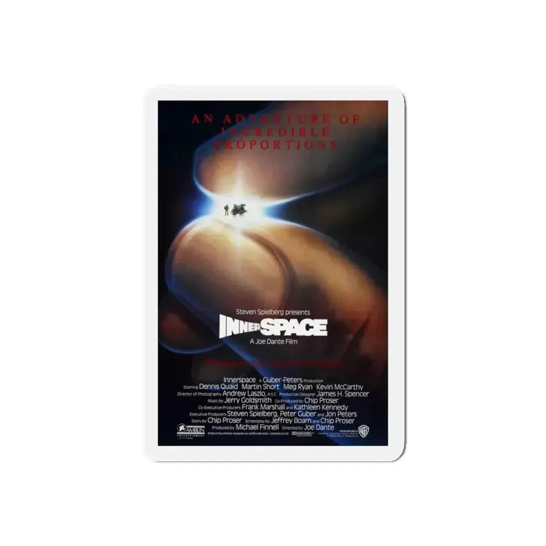 INNERSPACE 1987 Movie Poster - Refrigerator Magnet - The Sticker Space