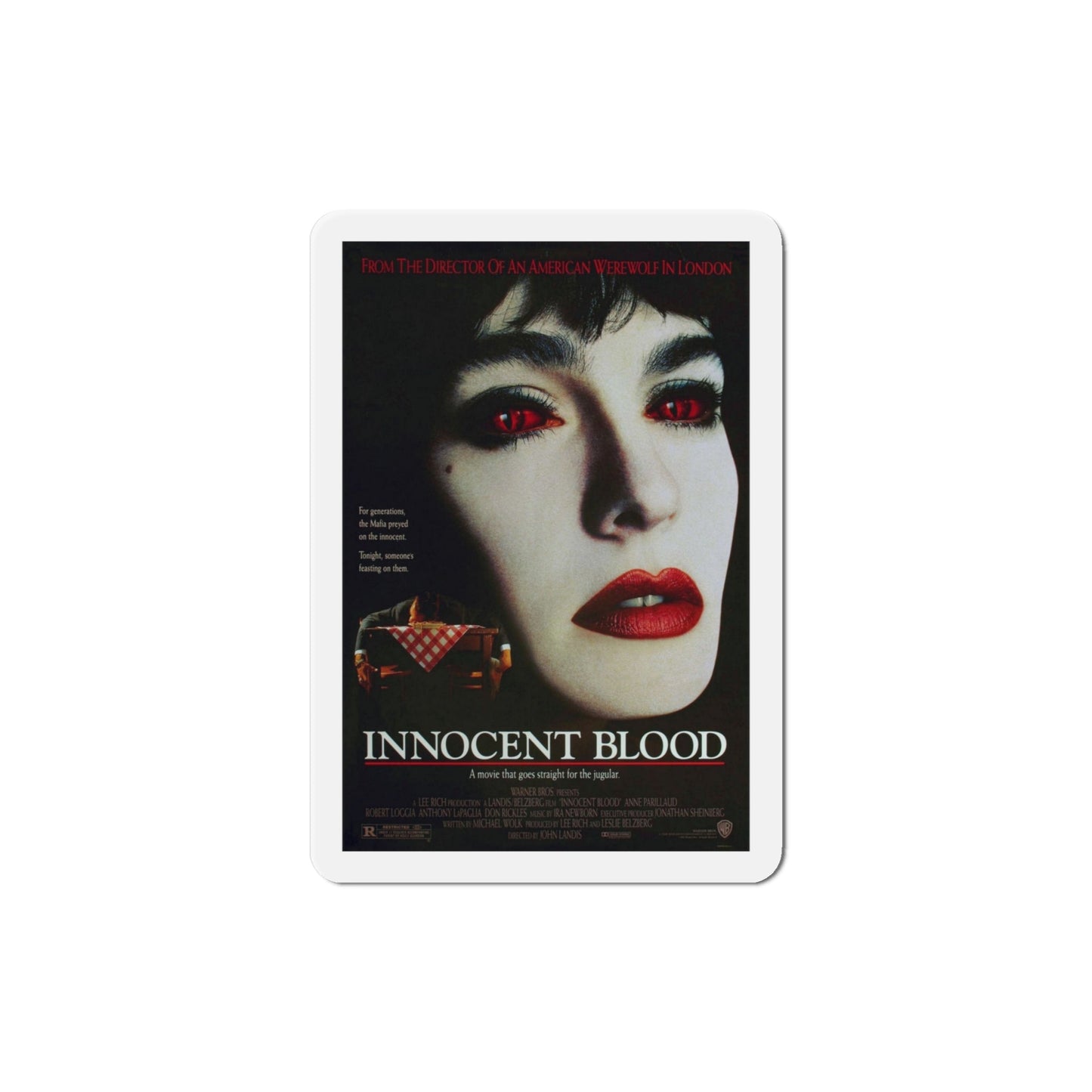 Innocent Blood 1992 Movie Poster Die-Cut Magnet-4" x 4"-The Sticker Space