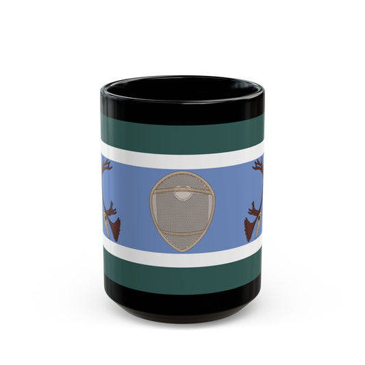 Innu Nation Flag - Black Coffee Mug-15oz-The Sticker Space