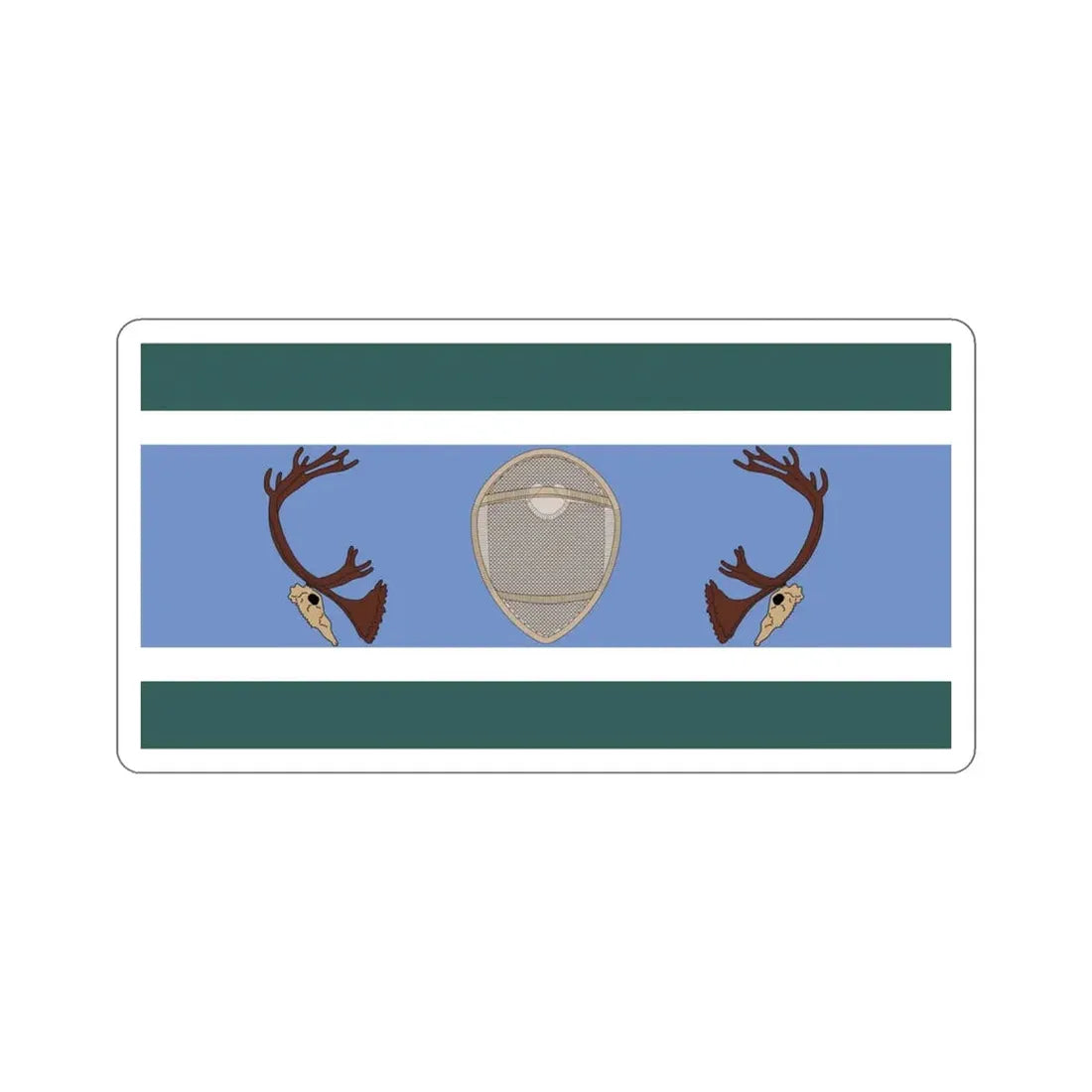 Innu Nation Flag STICKER Vinyl Die-Cut Decal - The Sticker Space