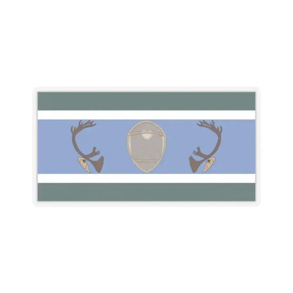 Innu Nation Flag - STICKER Vinyl Kiss-Cut Decal 2 Inch Transparent - The Sticker Space