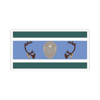 Innu Nation Flag - STICKER Vinyl Kiss-Cut Decal 2 Inch White - The Sticker Space