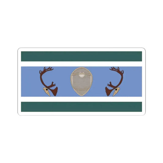 Innu Nation Flag - STICKER Vinyl Kiss-Cut Decal 2 Inch White - The Sticker Space