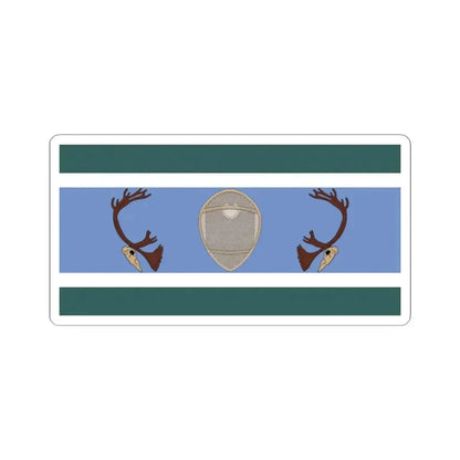 Innu Nation Flag - STICKER Vinyl Kiss-Cut Decal 3 Inch White - The Sticker Space