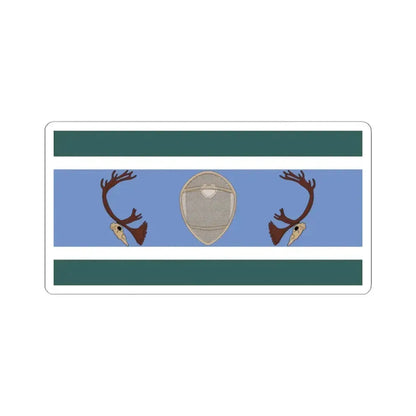 Innu Nation Flag - STICKER Vinyl Kiss-Cut Decal 4 Inch White - The Sticker Space