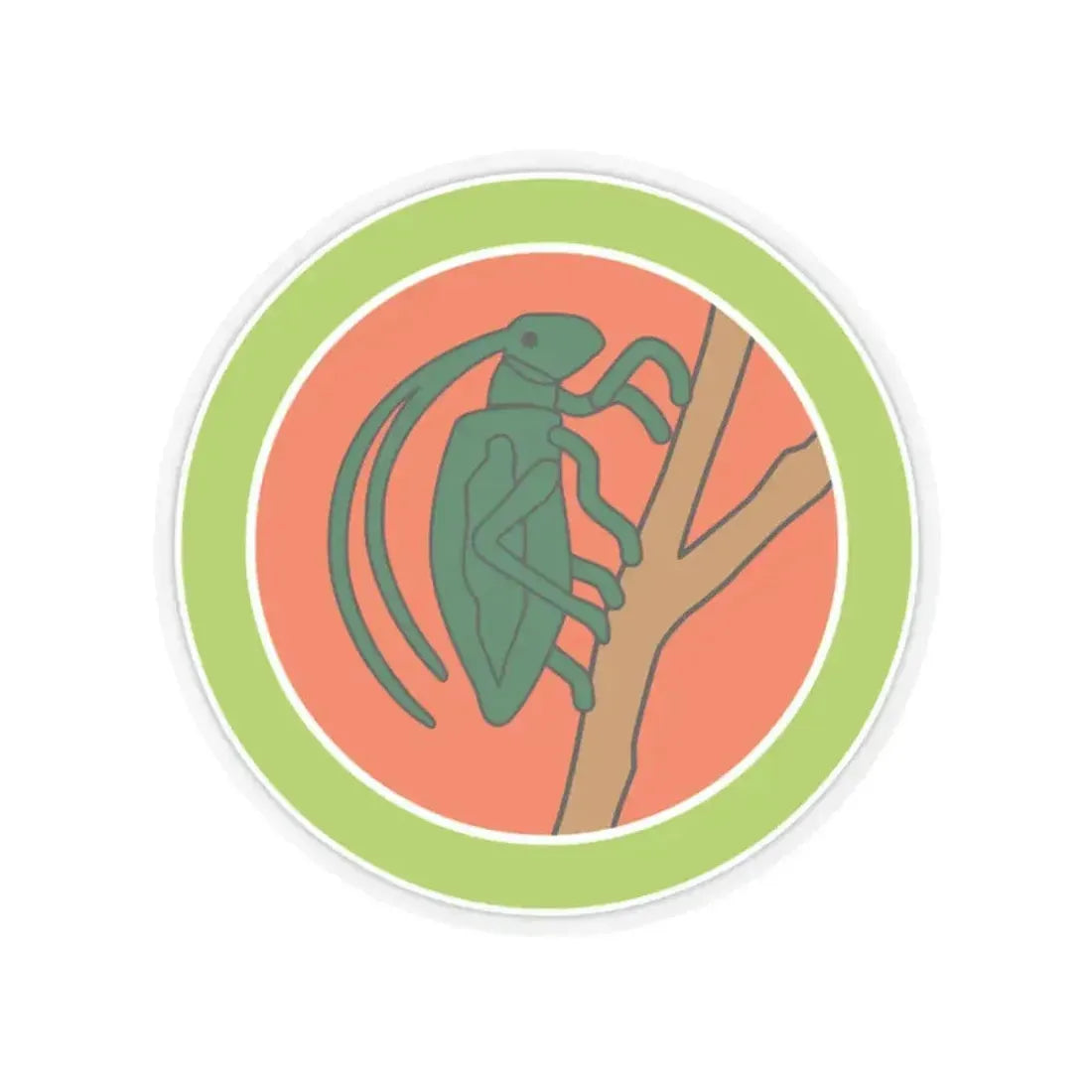 Insect Study (Boy Scout Merit Badge) STICKER Vinyl Kiss-Cut Decal 2 Inch Transparent - The Sticker Space