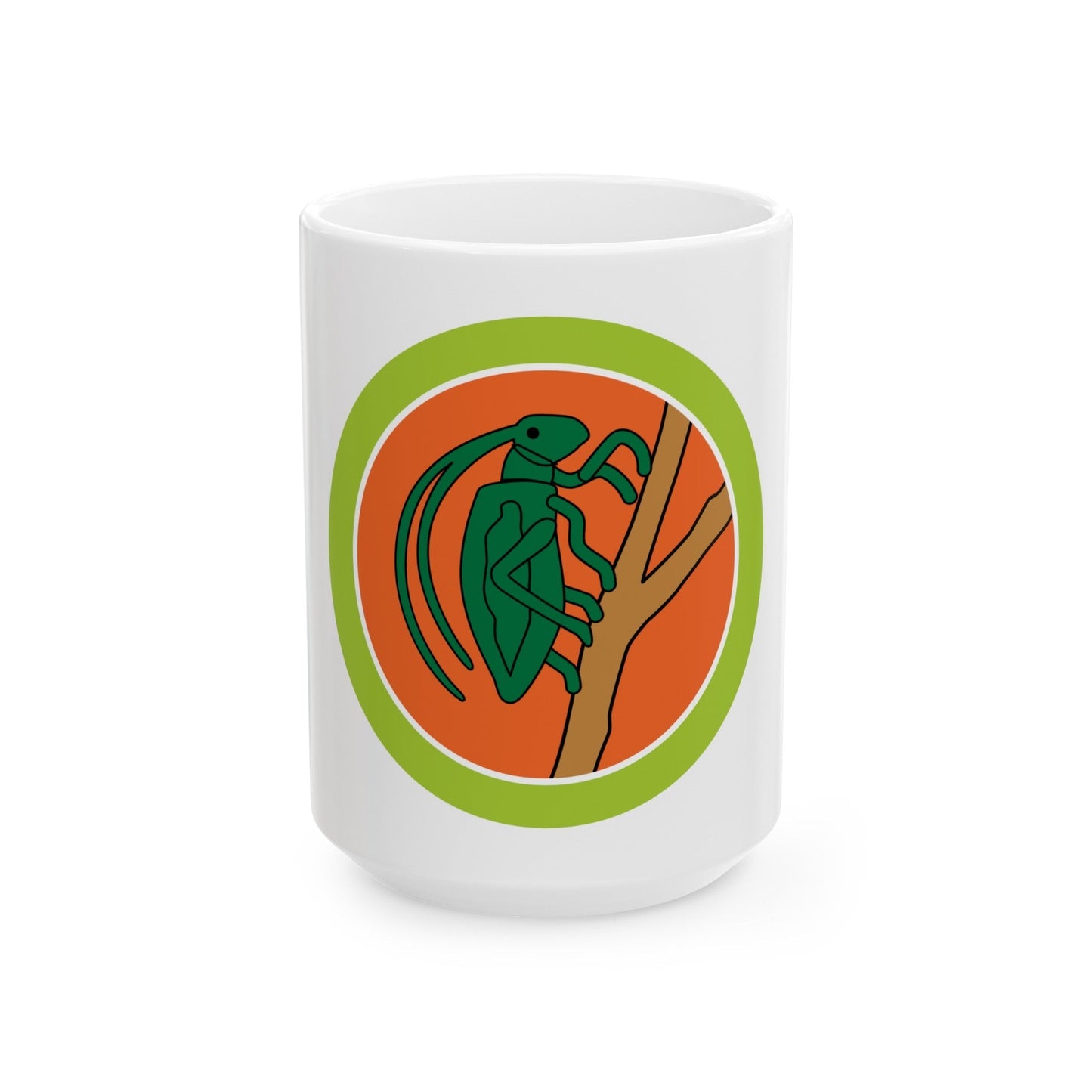 Insect Study (Boy Scout Merit Badge) White Coffee Mug-15oz-The Sticker Space