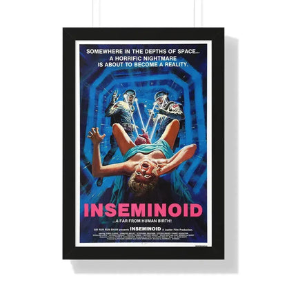 INSEMINOID 1981 - Framed Movie Poster 16″ x 24″ Black - The Sticker Space
