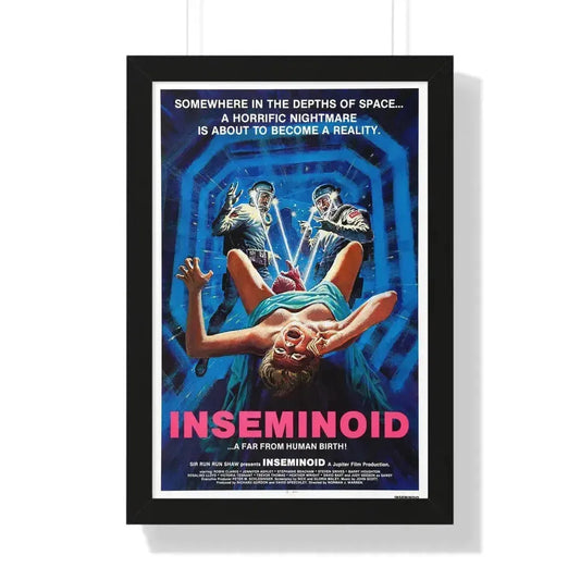 INSEMINOID 1981 - Framed Movie Poster 16″ x 24″ Black - The Sticker Space