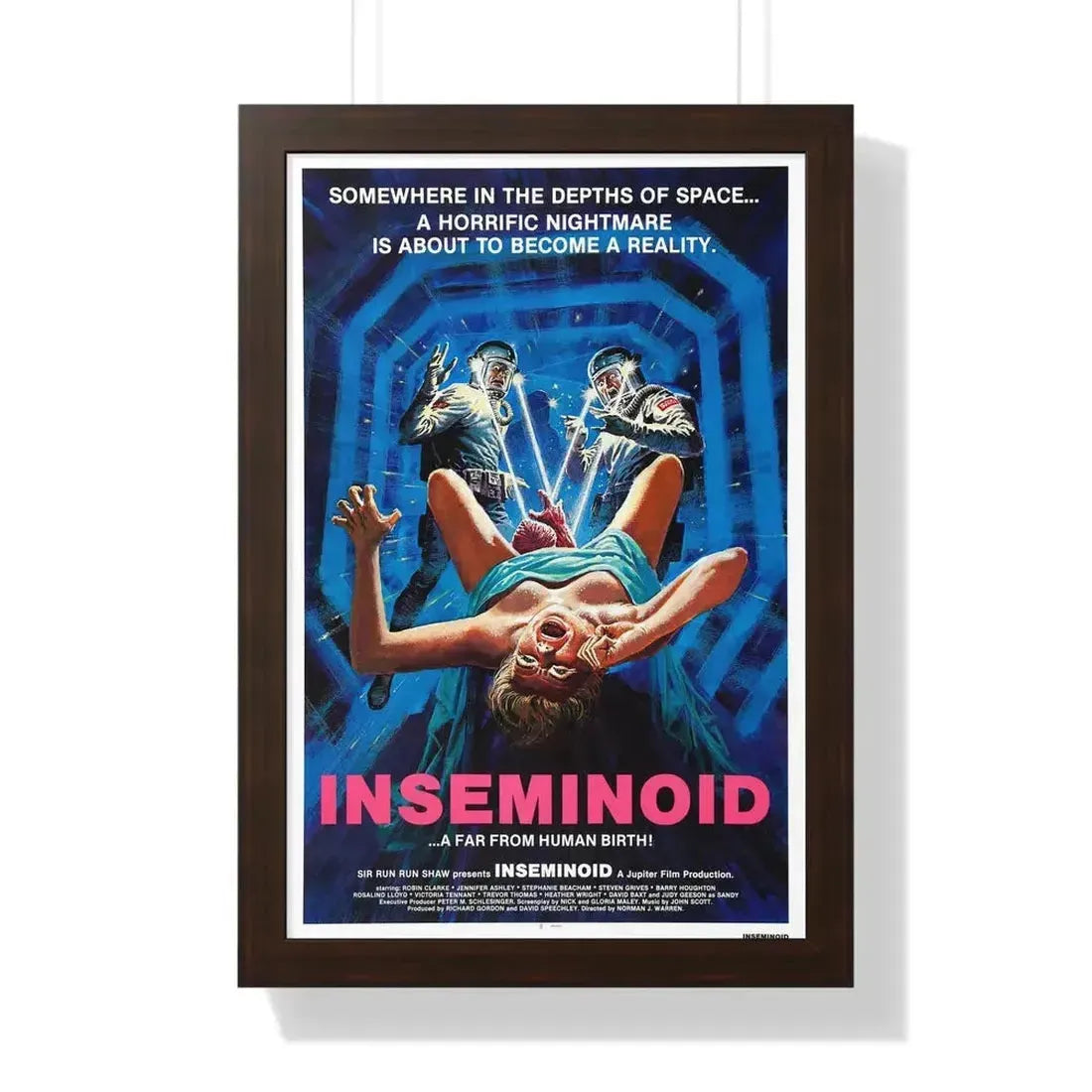 INSEMINOID 1981 - Framed Movie Poster - The Sticker Space