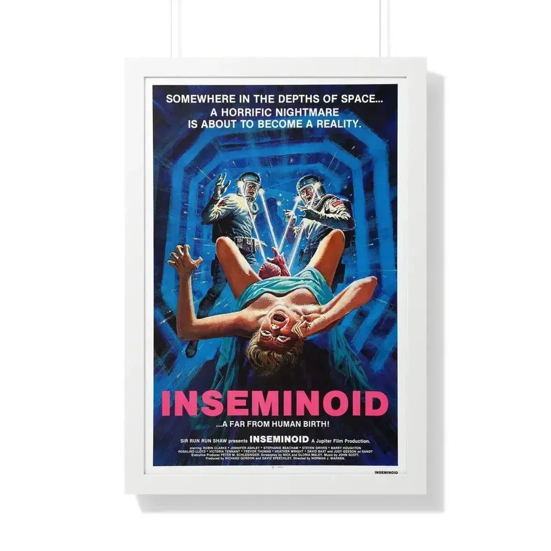 INSEMINOID 1981 - Framed Movie Poster - The Sticker Space